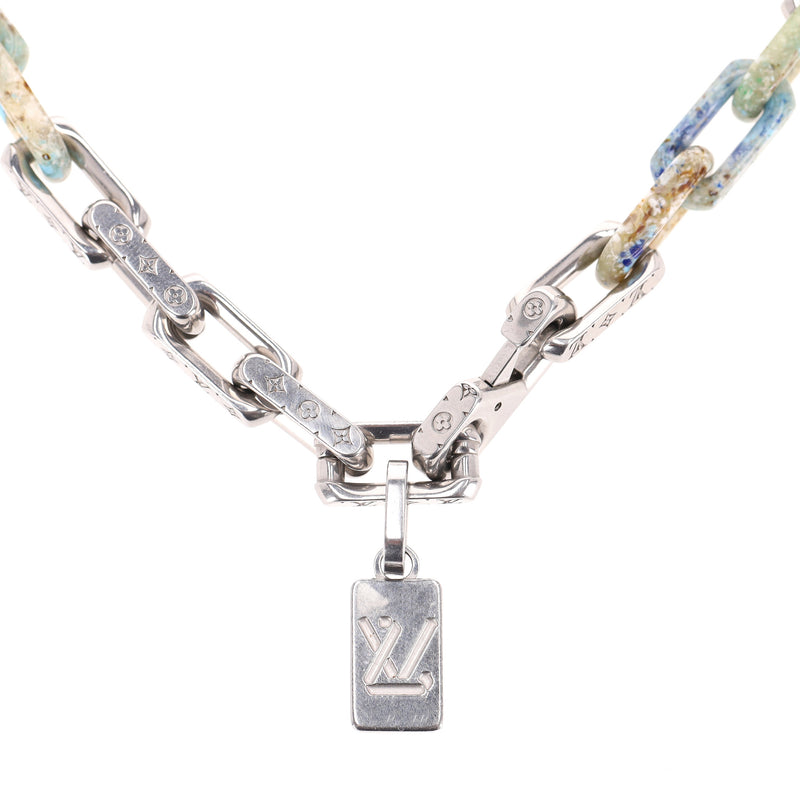 Louis Vuitton Ltd Edition Monogram Multi Linked Chain Necklace By Virgil Abolah
