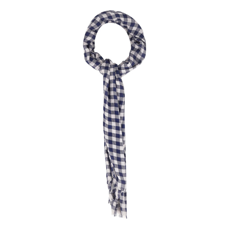 Louis Vuitton Cotton Gingham Check Shawl Scarf