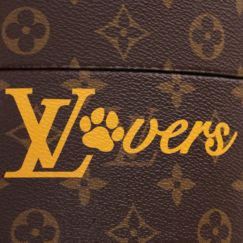 Louis Vuitton Monogram Canvas & Leather Dog Bowl