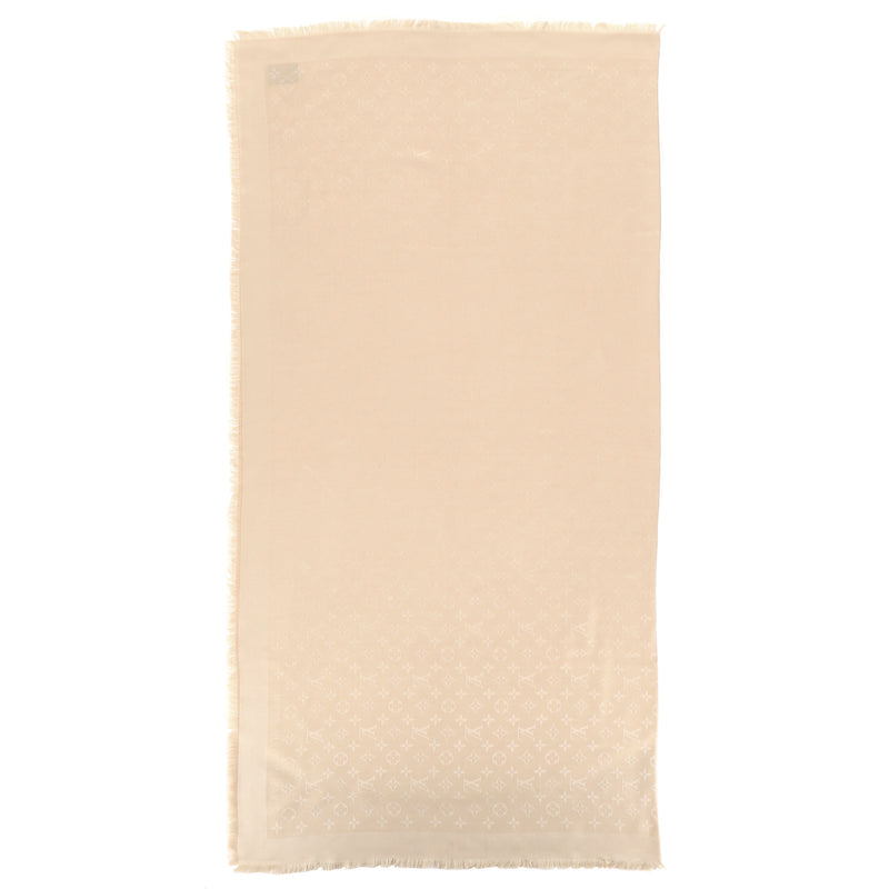 Louis Vuitton Monogram Silk & Wool Blend Shawl/Scarf