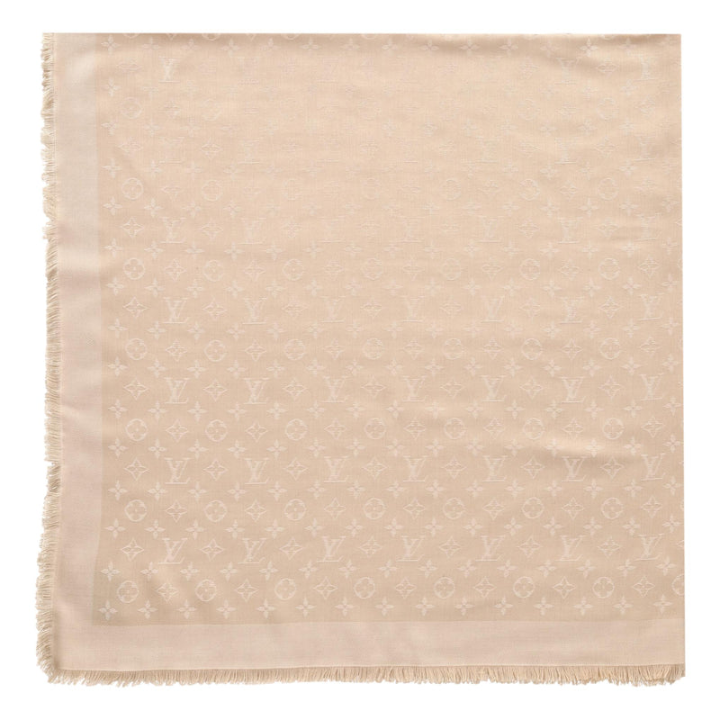 Louis Vuitton Monogram Silk & Wool Blend Shawl/Scarf
