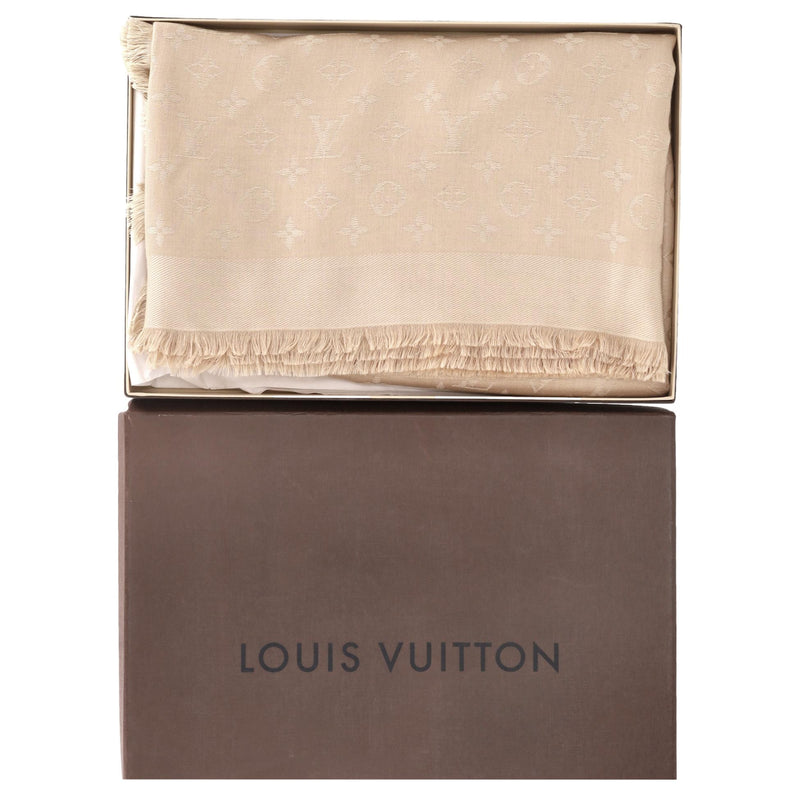 Louis Vuitton Monogram Silk & Wool Blend Shawl/Scarf