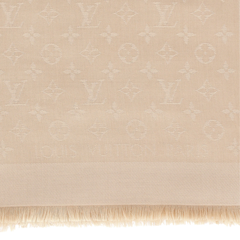 Louis Vuitton Monogram Silk & Wool Blend Shawl/Scarf