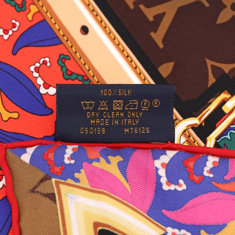 Louis Vuitton Monogram 'Confidential Garden' Silk Scarf