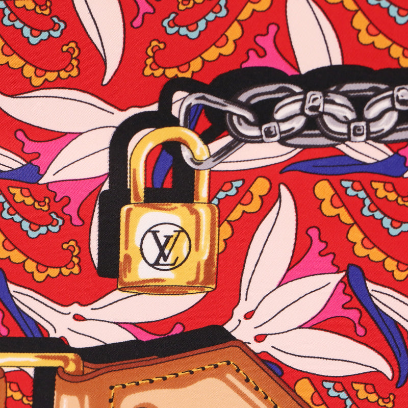 Louis Vuitton Monogram 'Confidential Garden' Silk Scarf