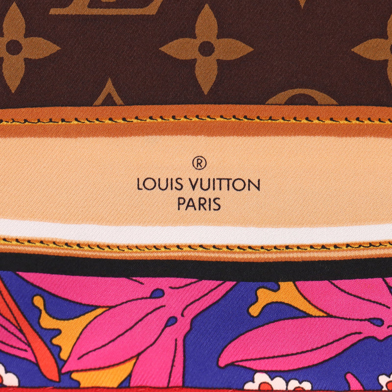 Louis Vuitton Monogram 'Confidential Garden' Silk Scarf