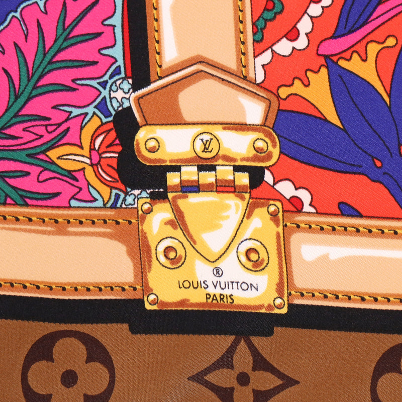 Louis Vuitton Monogram 'Confidential Garden' Silk Scarf