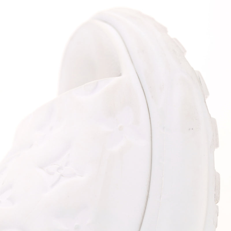 Louis Vuitton 'LV' Monogram Pool 55 Flat Comfort Rubber Mules. Size 40