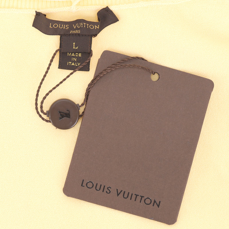 Louis Vuitton Merino Wool Jumper With Broderie Anglaise Collar. Size L