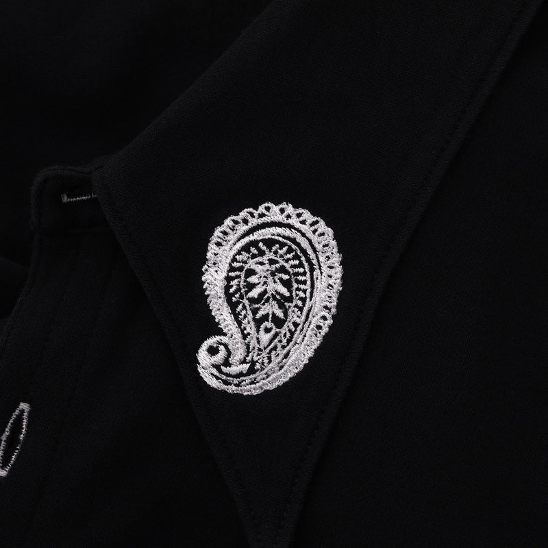 Lemaire Cotton Polo Shirt With Embroidery Detail. Size XS