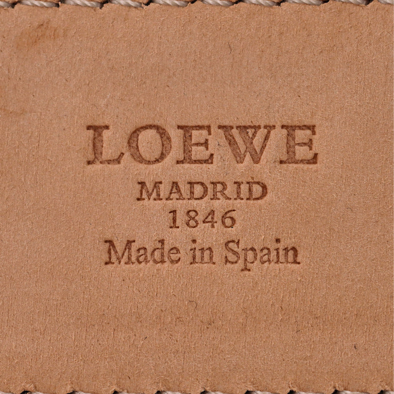 Loewe Logo Leather Belt