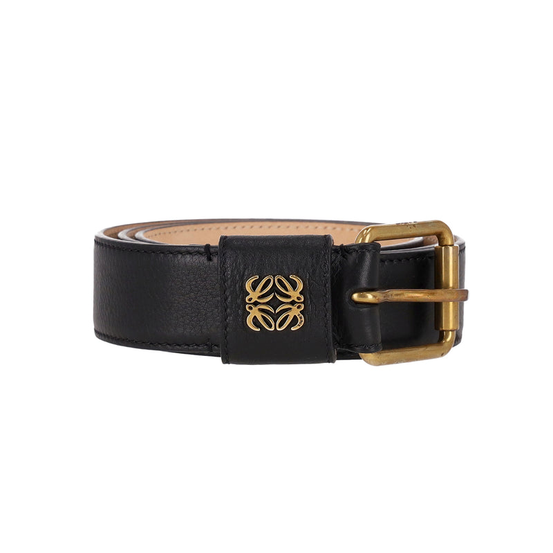 Loewe Logo Leather Belt