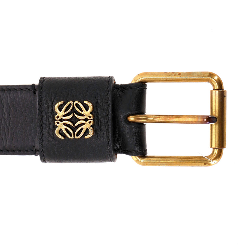 Loewe Logo Leather Belt
