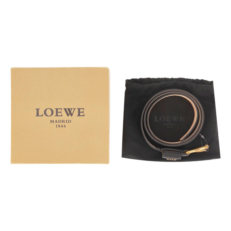 Loewe Logo Leather Belt