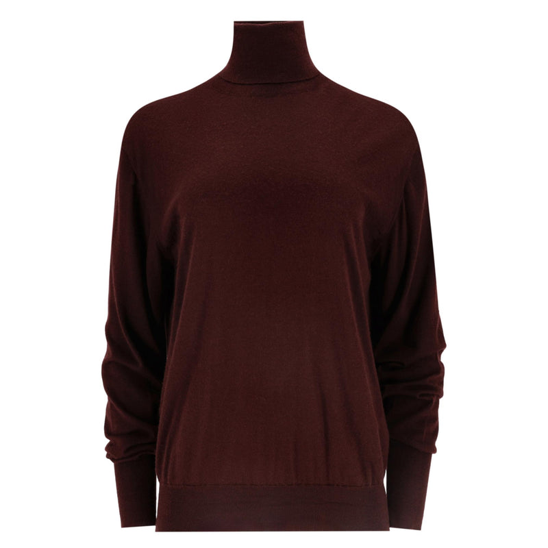 Loro Piana Cashmere & Silk Roll Neck Jumper. Size M