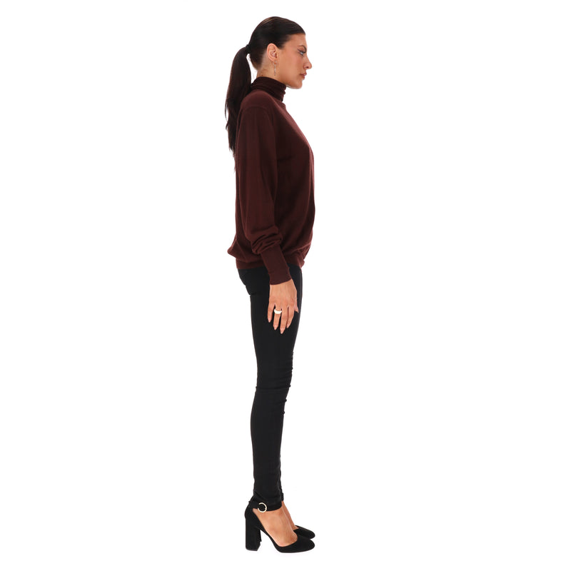 Loro Piana Cashmere & Silk Roll Neck Jumper. Size M
