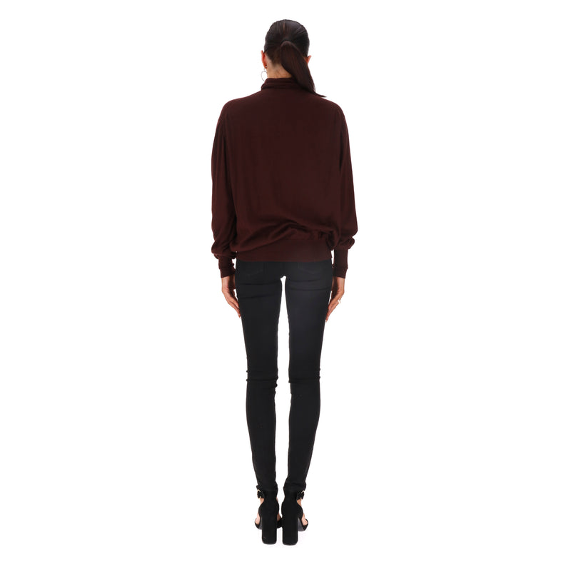 Loro Piana Cashmere & Silk Roll Neck Jumper. Size M