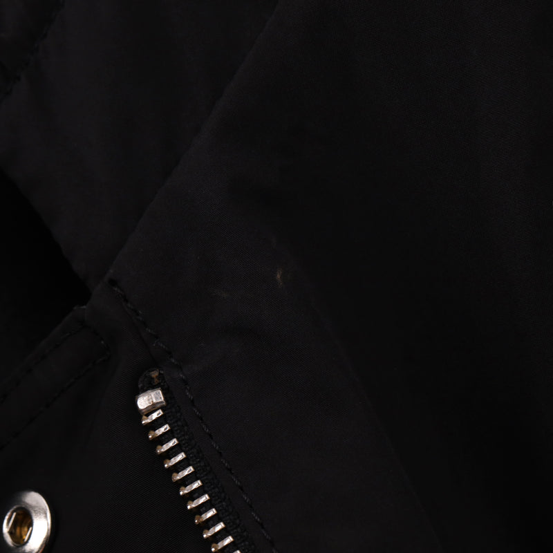 Lou Andrea Leather Hooded Cape Parka/Jacket. Size 34FR