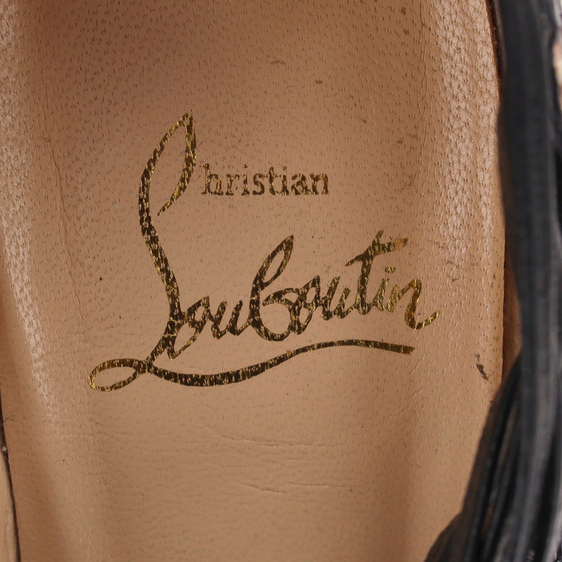 Christian Louboutin Ltd Edition Python Skin & Pony Hair Zoulou Heels. Size 37