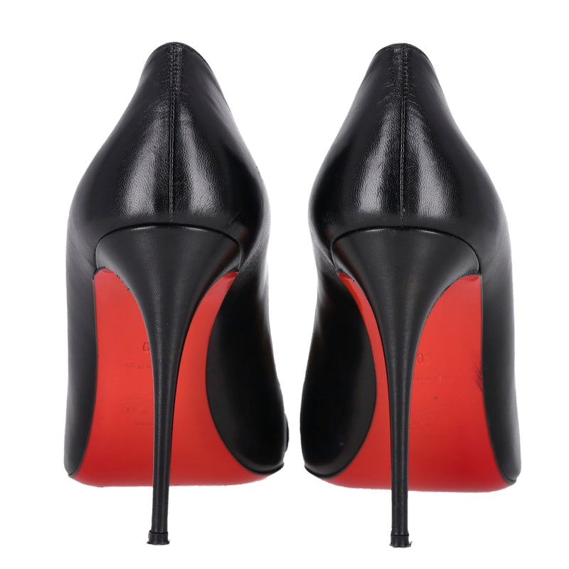 Christian Louboutin Heels With A Leopard Print Patent Leather Toe. Size 40