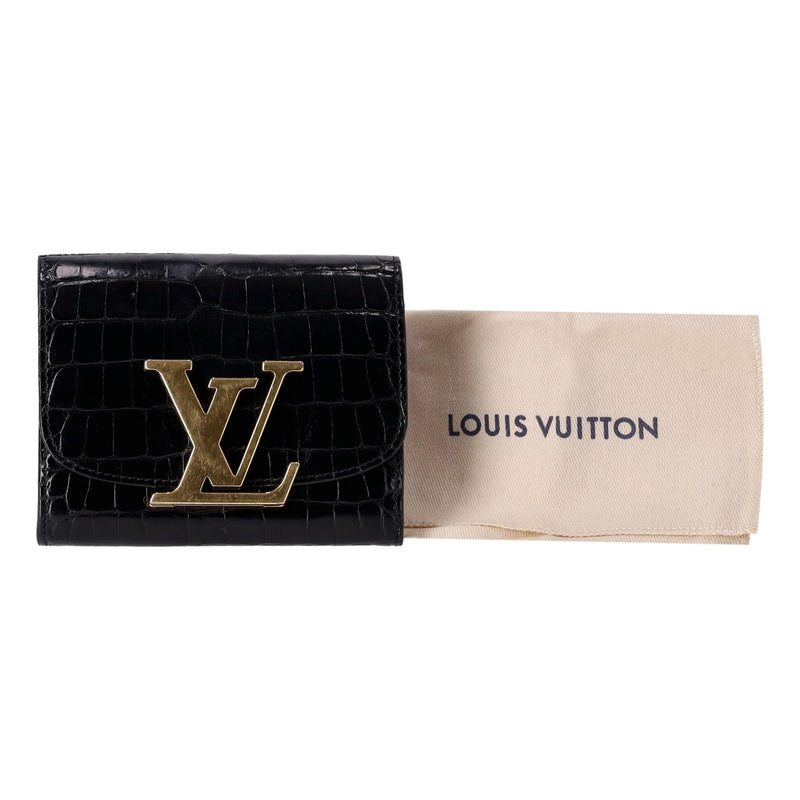 Louis Vuitton Crocodile Skin Capucines Compact Wallet