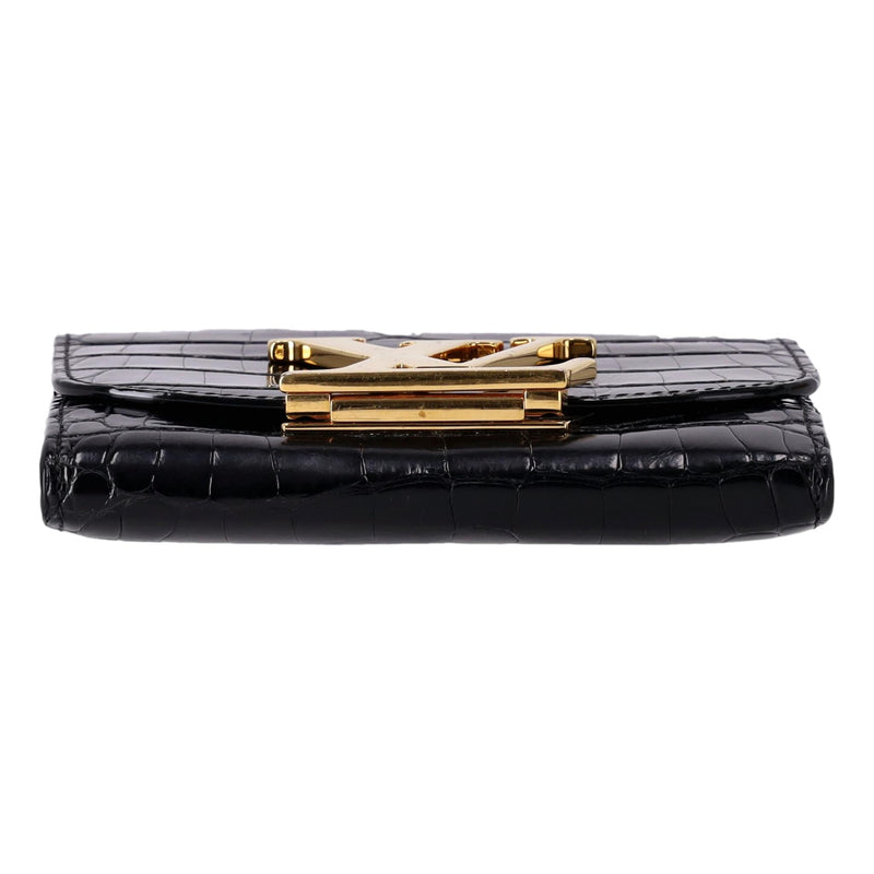 Louis Vuitton Crocodile Skin Capucines Compact Wallet
