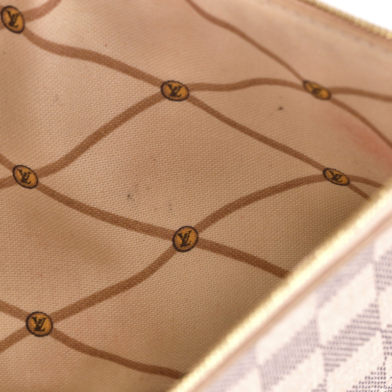 Louis Vuitton Limited Edition Damier Azur Summer Trunks Knokke Neverfull MM Bag & Pochete