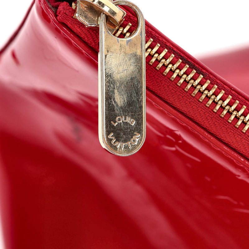 Louis Vuitton Vernis Patent Leather Bellevue Monogram Embossed Tote Bag