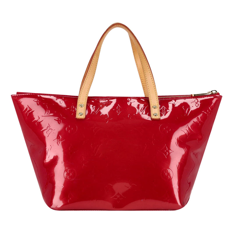 Louis Vuitton Vernis Patent Leather Bellevue Monogram Embossed Tote Bag