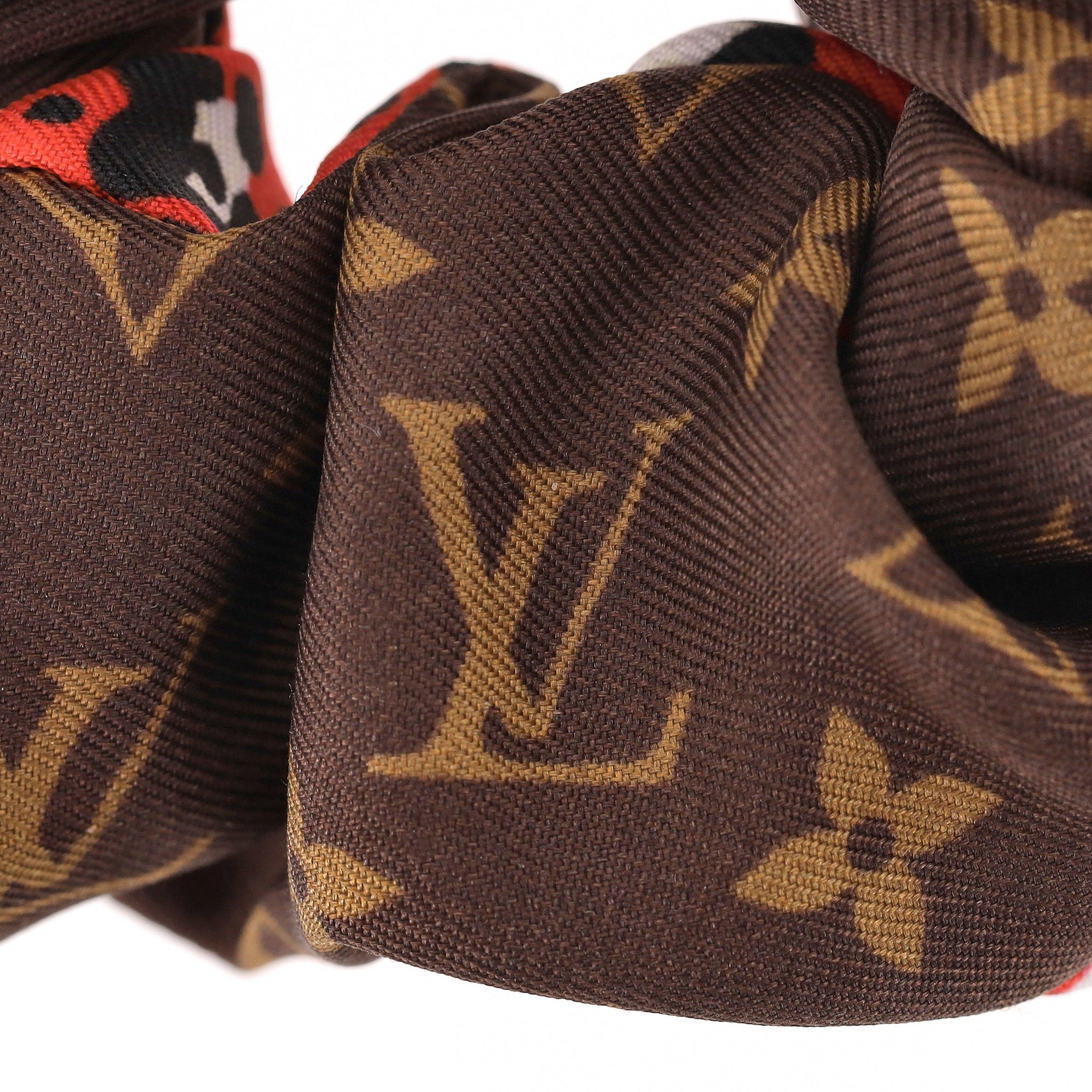 Louis Vuitton Silk Be Mindful Chouchou Monogram Scrunchie 
