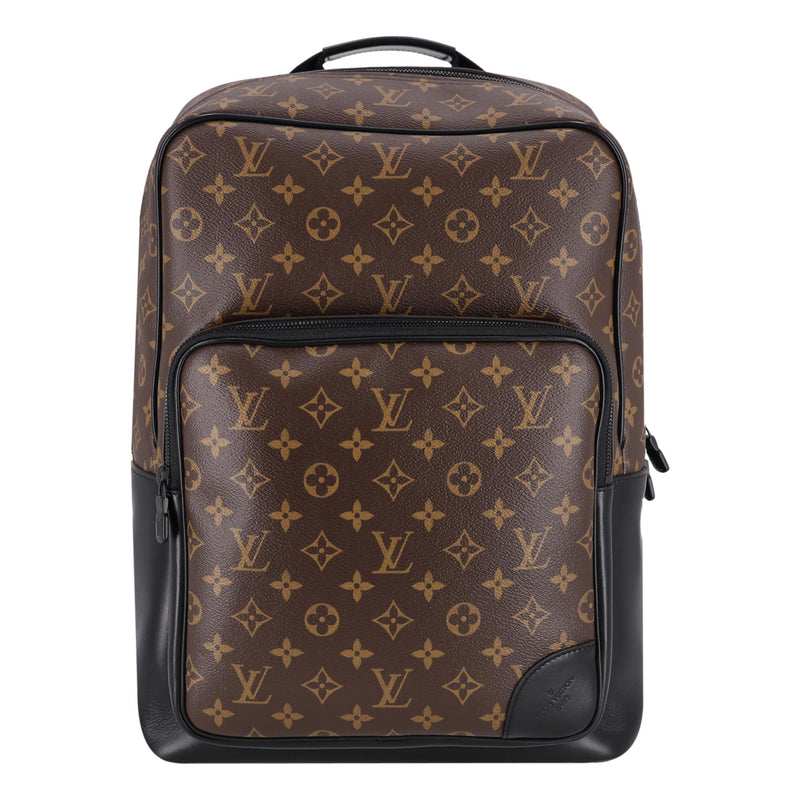 Louis Vuitton Monogram Macassar Dean Backpack With Leather Details