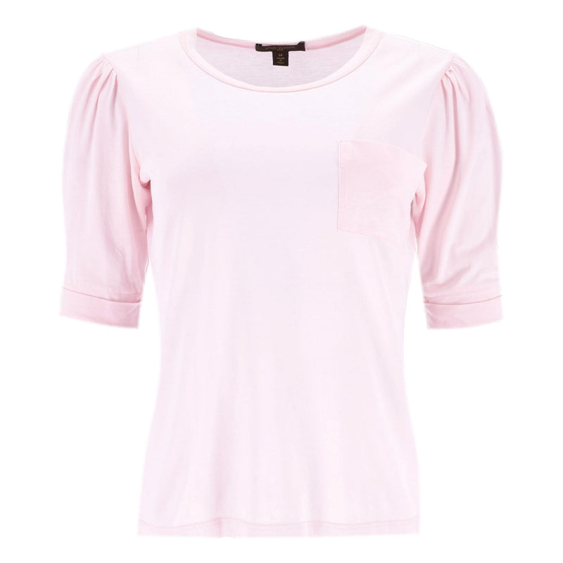 Louis Vuitton Puff Sleeve Cotton Top. Size M