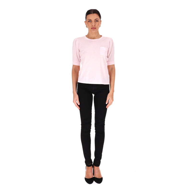 Louis Vuitton Puff Sleeve Cotton Top. Size M