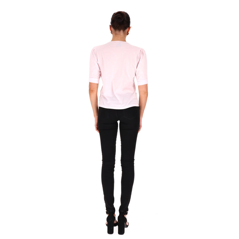 Louis Vuitton Puff Sleeve Cotton Top. Size M