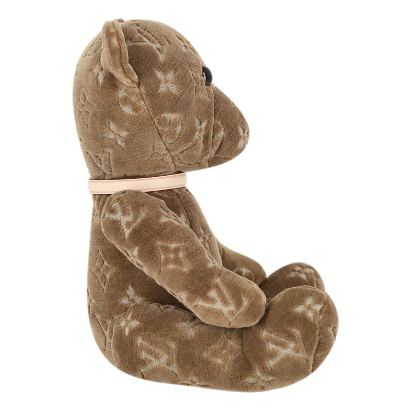 Louis Vuitton Monogram Velvet Teddy Bear PM