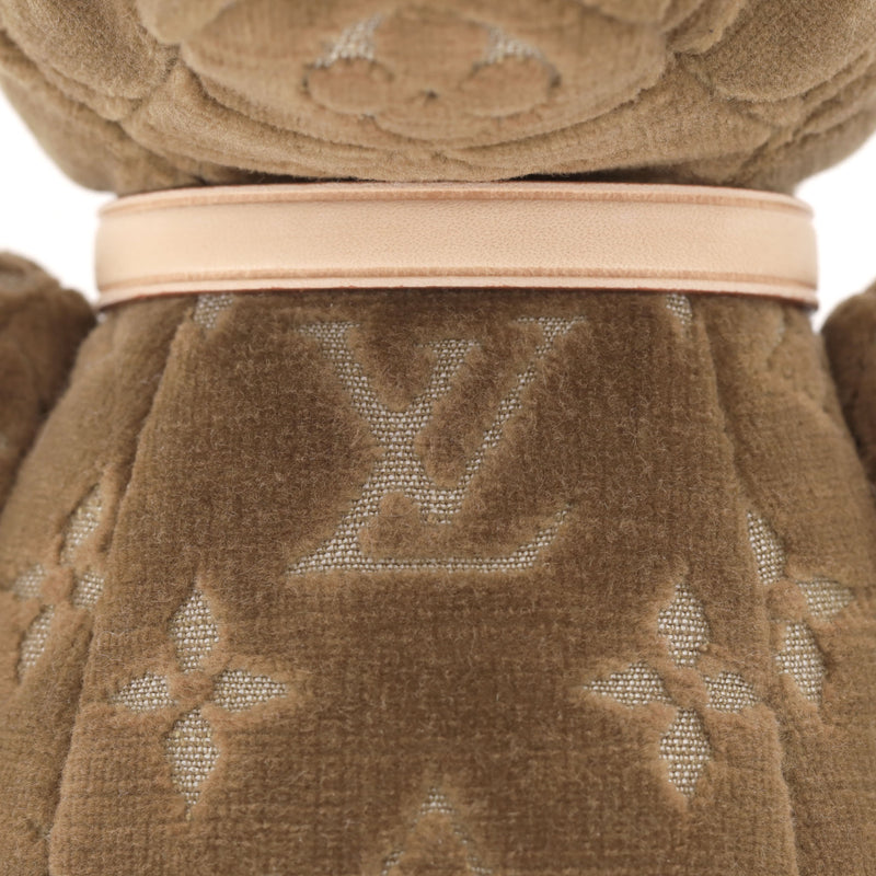 Louis Vuitton Monogram Velvet Teddy Bear PM