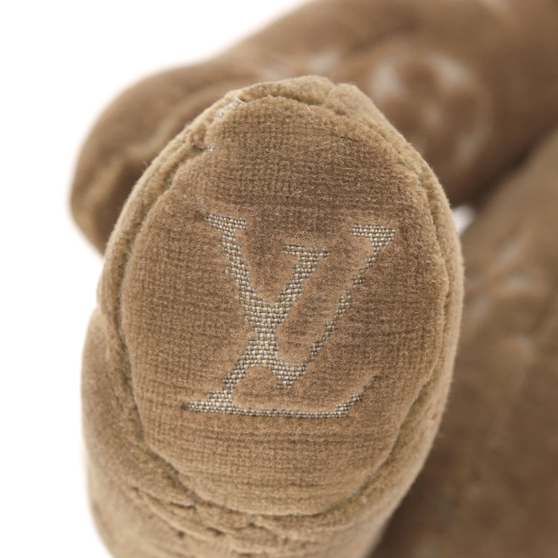 Louis Vuitton Monogram Velvet Teddy Bear PM