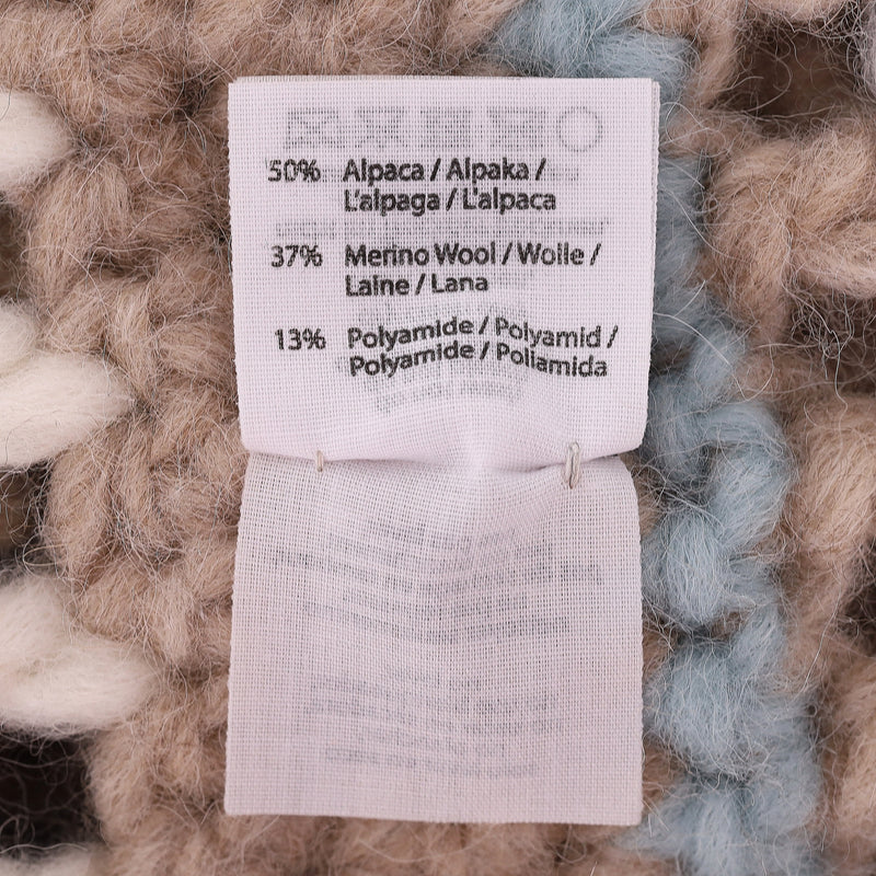 Maiami Alpaca & Merino Wool Crochet Cardi/Coat. Size S/M