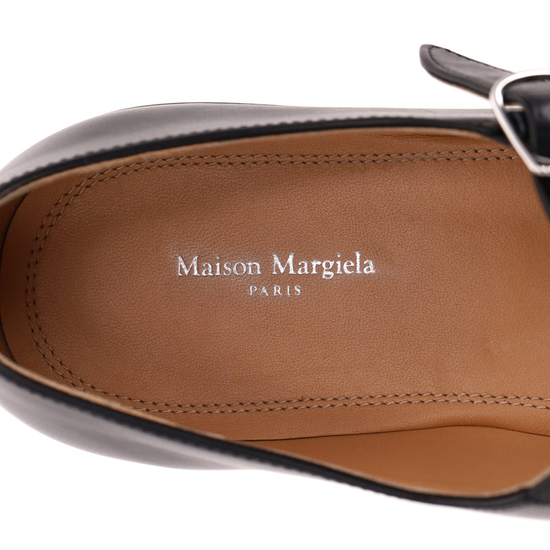 Maison Margiela Tabi Split-Toe Leather Mary Janes. Size 40