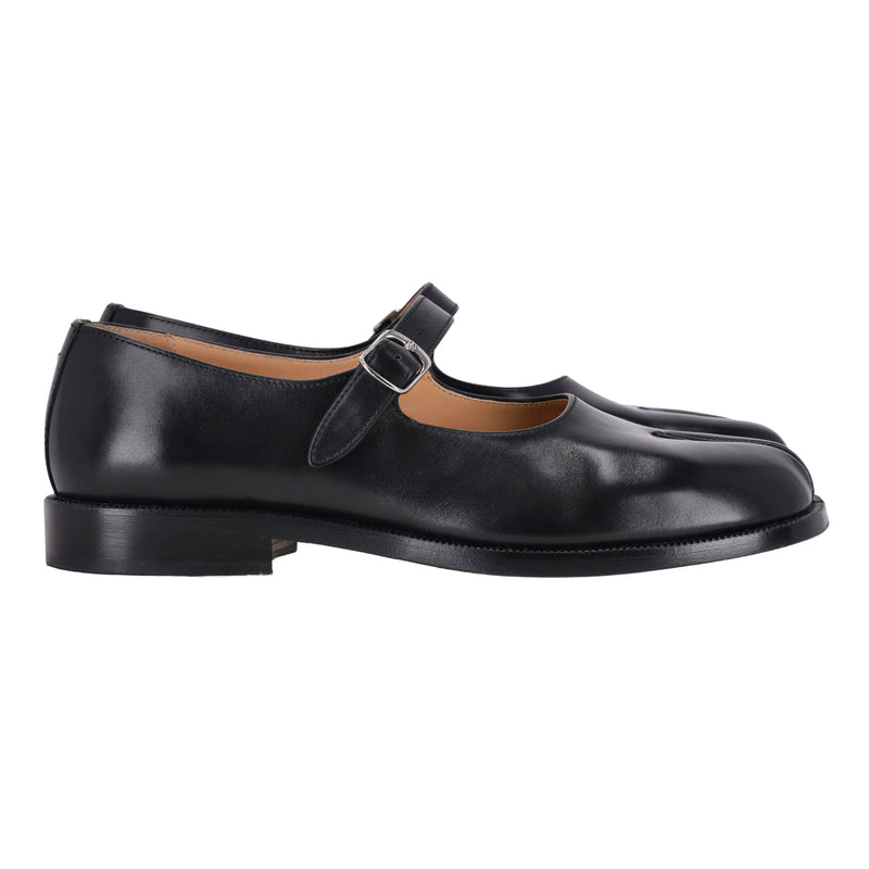 Maison Margiela Tabi Split-Toe Leather Mary Janes. Size 40