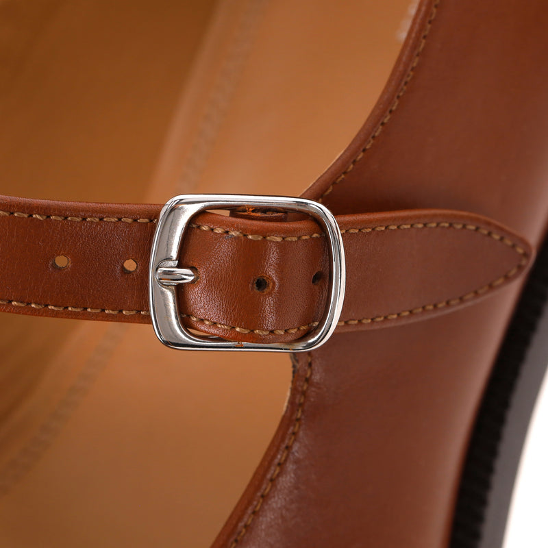 Maison Margiela Tabi Split-Toe Leather Mary Janes. Size 40