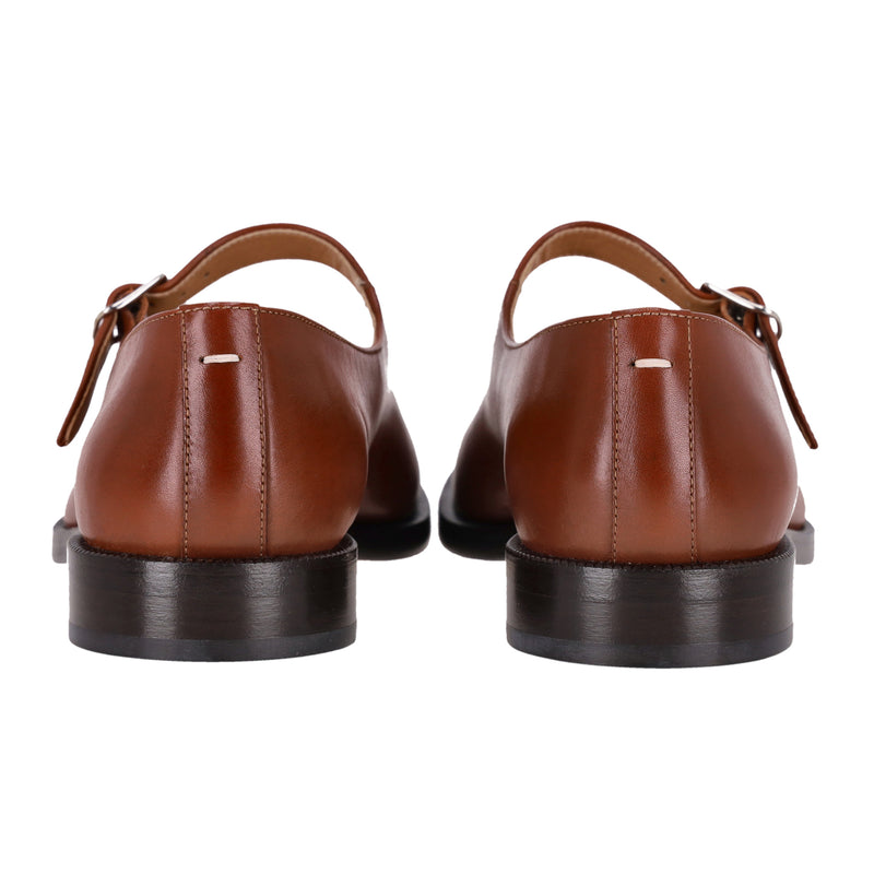 Maison Margiela Tabi Split-Toe Leather Mary Janes. Size 40