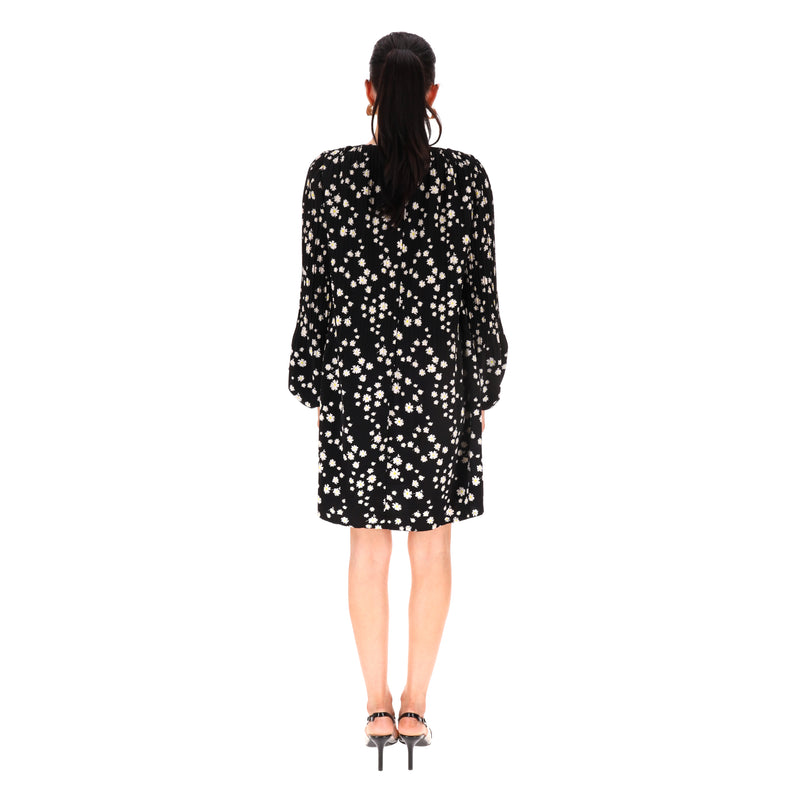 Maje Daisy Print Pleated Dress. Size 2