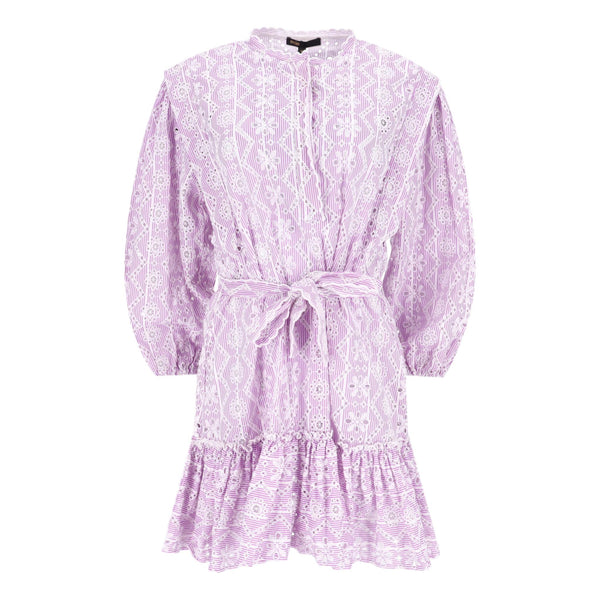 Maje Broderie Anglaise Cotton Mini Dress. Size 38FR
