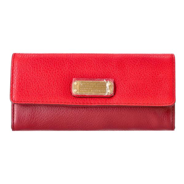 Marc By Marc Jacobs Two-Tone Leather Continental Wallet