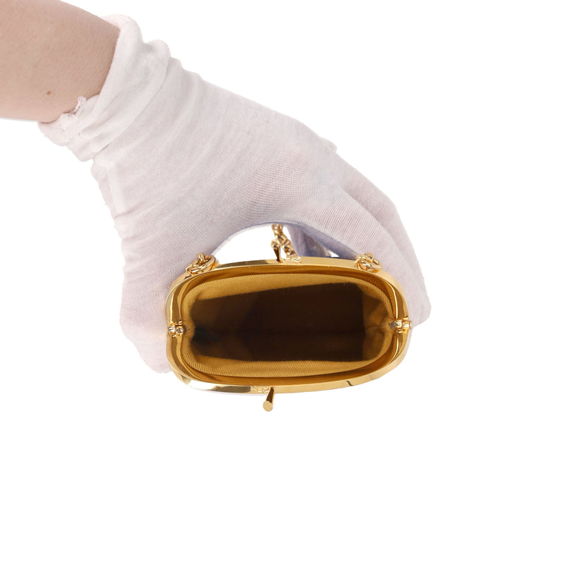 Marni Two-Tone Leather Phone Pouch/Bag On A Chain