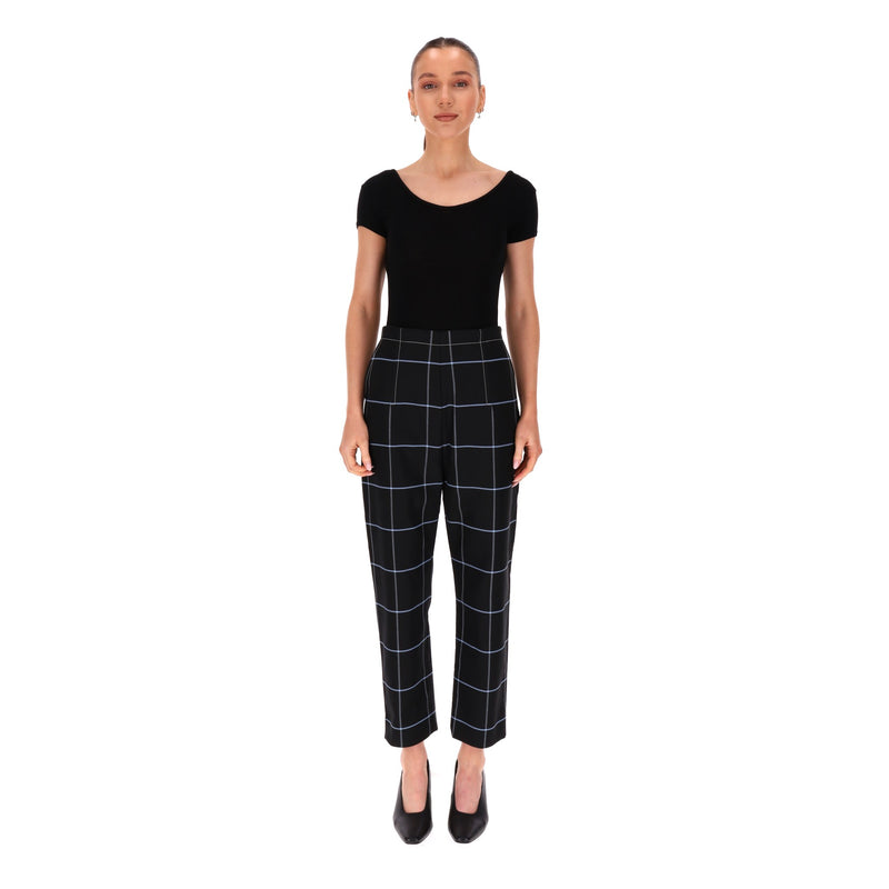 Marni Checked Cotton Blend Trousers. Size 42IT