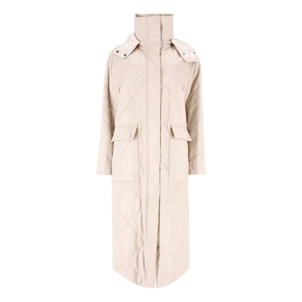 Massimo Dutti Limited Edition  Quilted Leather Coat. Size M