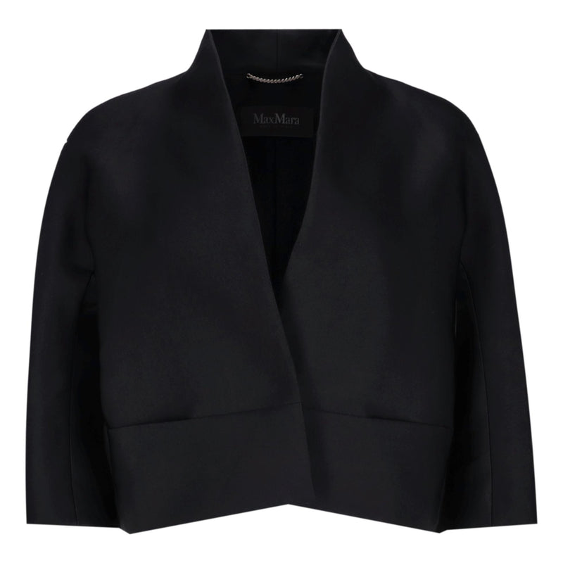 Max Mara Cropped Silk Blend Jacket/Blazer. Size 42FR