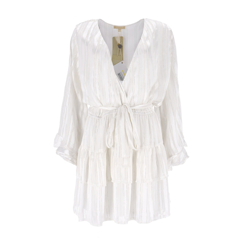 Melissa Odabash Wrap Tiered Mini Dress. Size 1